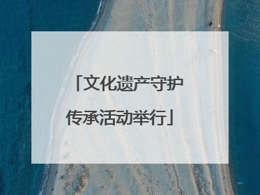 文化遗产守护传承活动举行