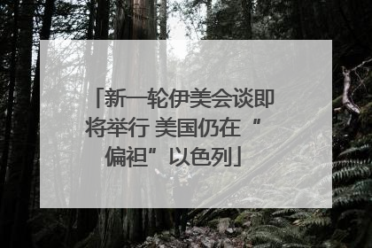 新一轮伊美会谈即将举行 美国仍在“偏袒”以色列