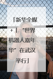 新华全媒+丨“世界机器人嘉年华”在武汉举行