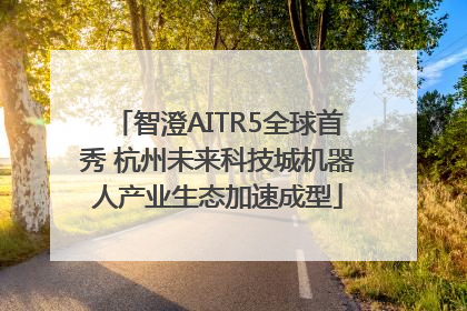 智澄AITR5全球首秀 杭州未来科技城机器人产业生态加速成型
