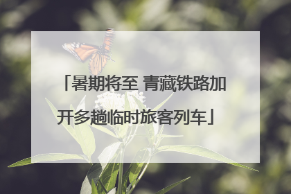 暑期将至 青藏铁路加开多趟临时旅客列车