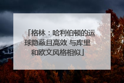 格林：哈利伯顿的运球隐蔽且高效 与库里和欧文风格相似