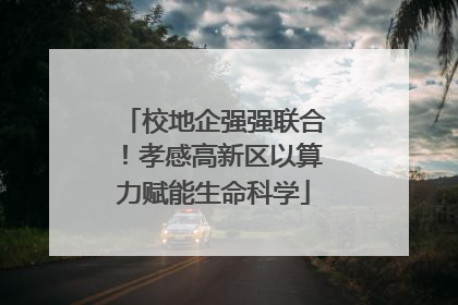 校地企强强联合！孝感高新区以算力赋能生命科学