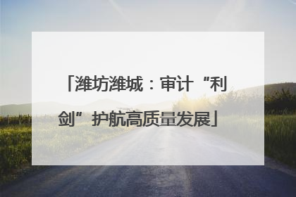 潍坊潍城：审计“利剑”护航高质量发展