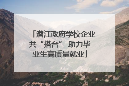 潜江政府学校企业共“搭台” 助力毕业生高质量就业