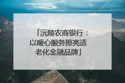 沅陵农商银行：以暖心服务擦亮适老化金融品牌