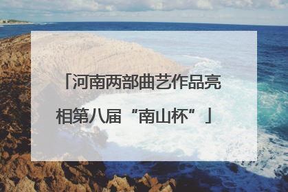 河南两部曲艺作品亮相第八届“南山杯”