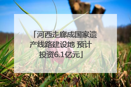 河西走廊成国家遗产线路建设地 预计投资6.1亿元