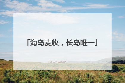海岛麦收，长岛唯一