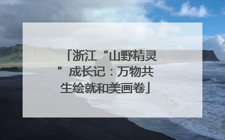 浙江“山野精灵”成长记：万物共生绘就和美画卷