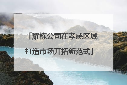 耀栋公司在孝感区域打造市场开拓新范式