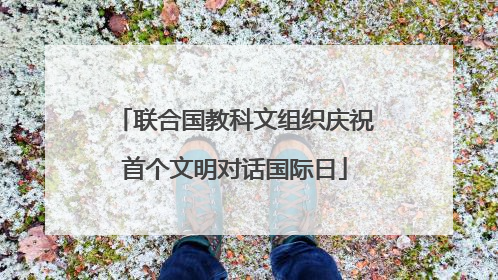 联合国教科文组织庆祝首个文明对话国际日