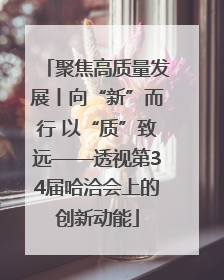聚焦高质量发展丨向“新”而行 以“质”致远——透视第34届哈洽会上的创新动能