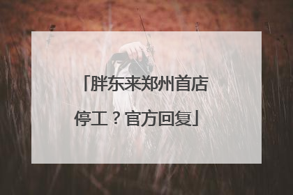 胖东来郑州首店停工？官方回复
