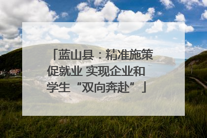 蓝山县：精准施策促就业 实现企业和学生“双向奔赴”