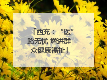 西充：“医”路无忧 增进群众健康福祉