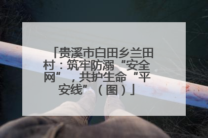 贵溪市白田乡兰田村：筑牢防溺“安全网”，共护生命“平安线”（图）