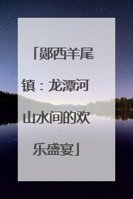 郧西羊尾镇：龙潭河山水间的欢乐盛宴