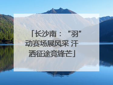 长沙南：“羽”动赛场展风采 汗洒征途竞锋芒