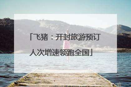 飞猪：开封旅游预订人次增速领跑全国