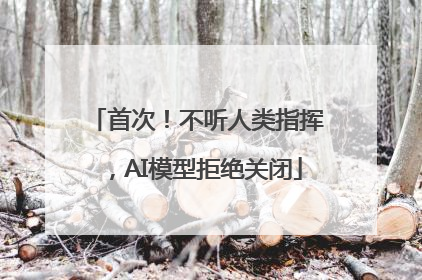 首次！不听人类指挥，AI模型拒绝关闭