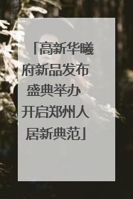 高新华曦府新品发布盛典举办 开启郑州人居新典范