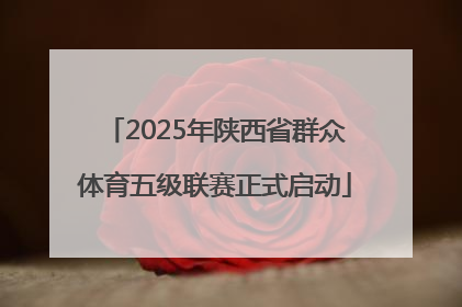 2025年陕西省群众体育五级联赛正式启动