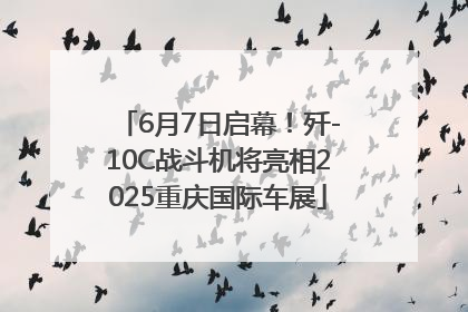 6月7日启幕！歼-10C战斗机将亮相2025重庆国际车展